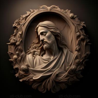 3D model st jesus (STL)